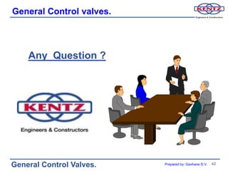 General Control valves.




    Any Question ?




General Control Valves.   Prepared by: Gavhane D.V.   42
 