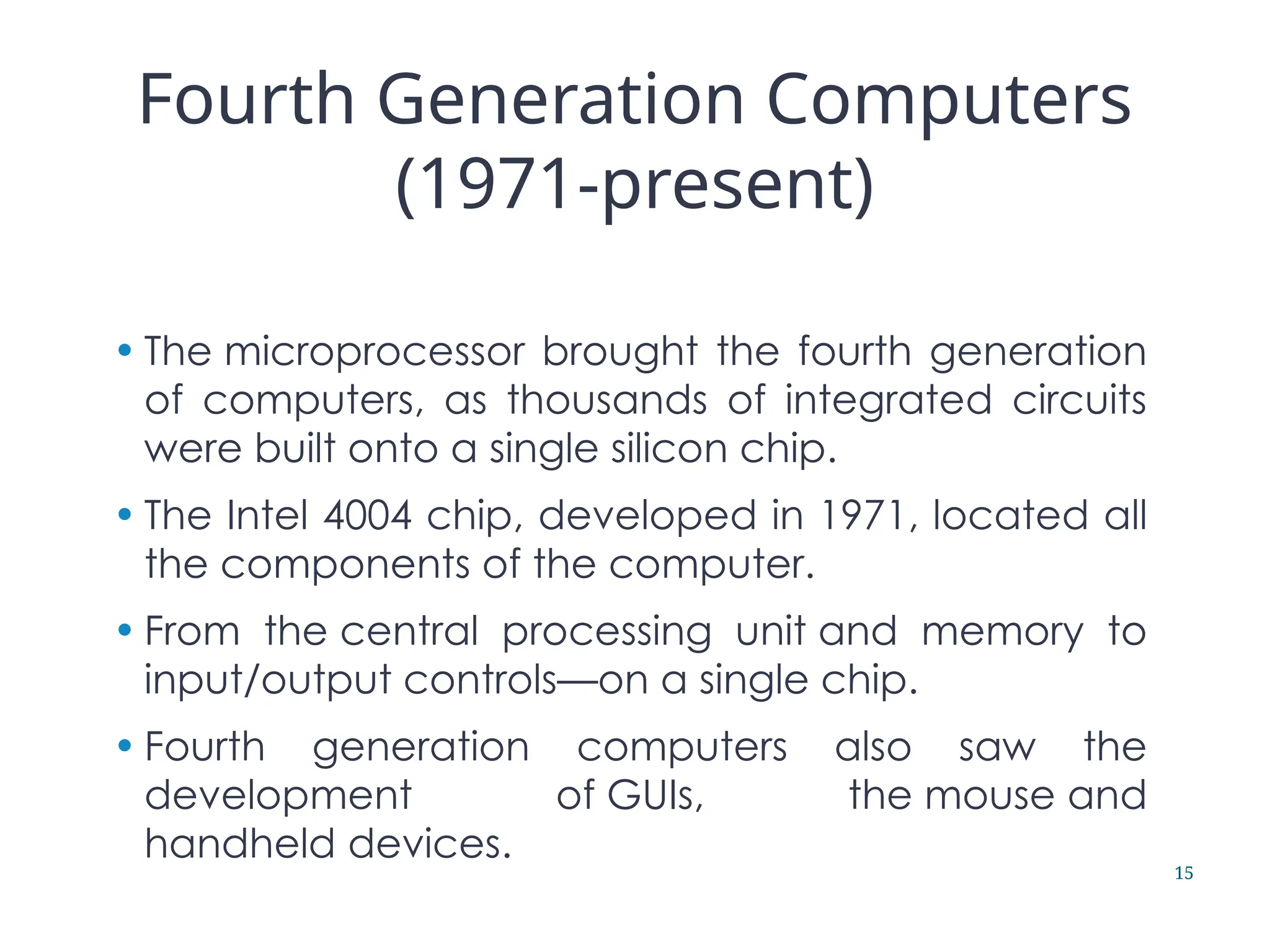 Generations of computer definition and examples | PPTX