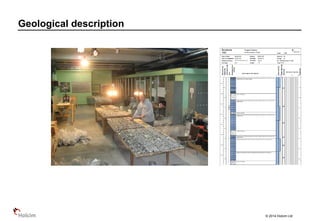 © 2014 Holcim Ltd
Geological description
 