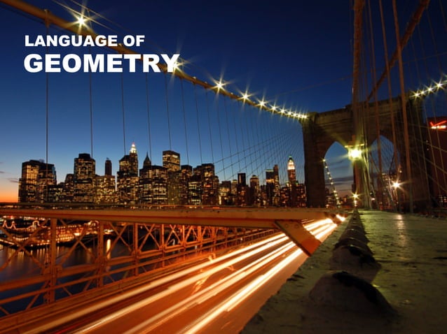 01 Fundamentals of Geometry | PPT