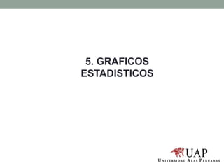 5. GRAFICOS
ESTADISTICOS
 
