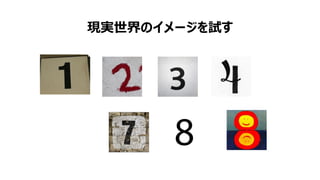 現実世界のイメージを試す
 
