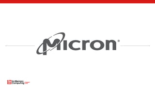 IMC Summit 2016 Breakout - Gordon Patrick - Developments in Persistent Memory