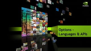 Options -
Languages & APIs



         © NVIDIA Corporation 2010
 