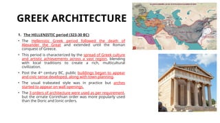 Greek Architecture - Greek Iconic Buildings | PPTX