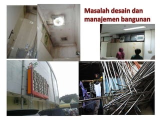 Masalah desain dan manajemen bangunan