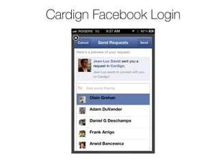 Cardign Facebook Login