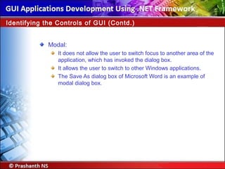 Gui Using Vb.net VB.Net GUI Unit_01 | PPT