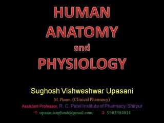 Human Anatomy and Physiology introduction sughosh