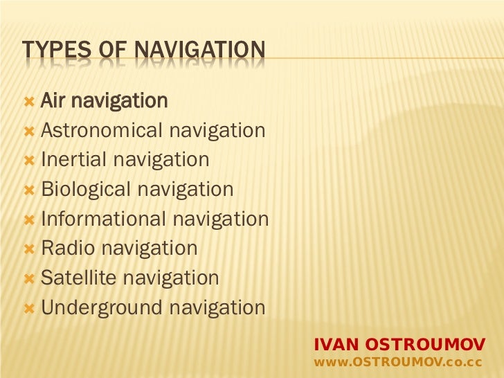 History of Navigation system
