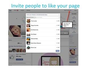 Invite people to like your page
 