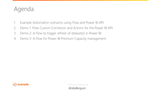 Techorama: Power BI Automation with MS Flow | PDF