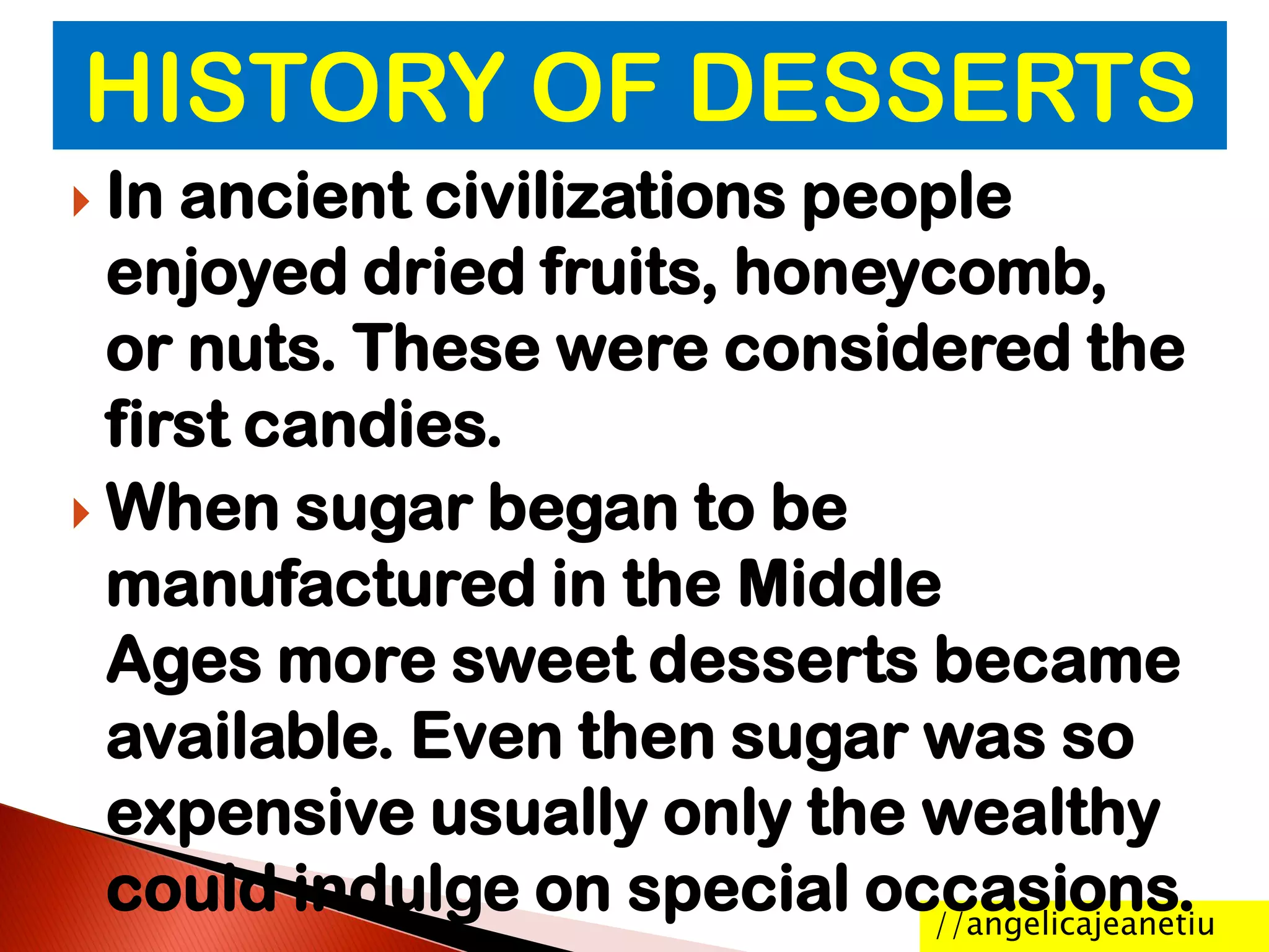 01 importance of desserts | PDF