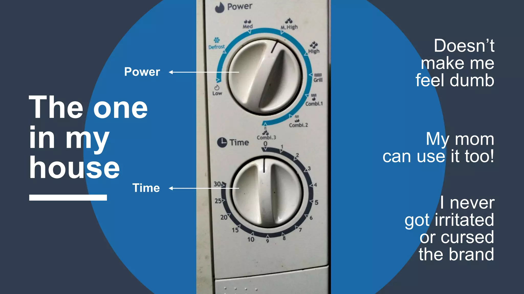 The one
in my
house
Power
Time
Doesn’t
make me
feel dumb
My mom
can use it too!
I never
got irritated
or cursed
the brand
 