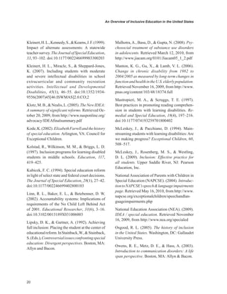 Inclusive Education in the United States | PDF