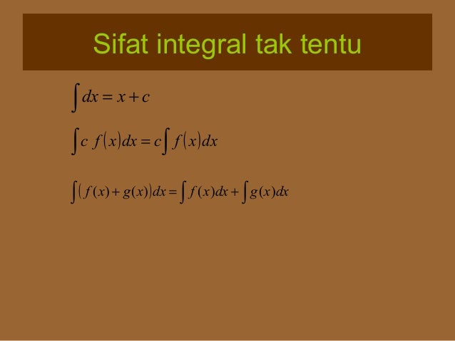 01 Integral Tak Tentu