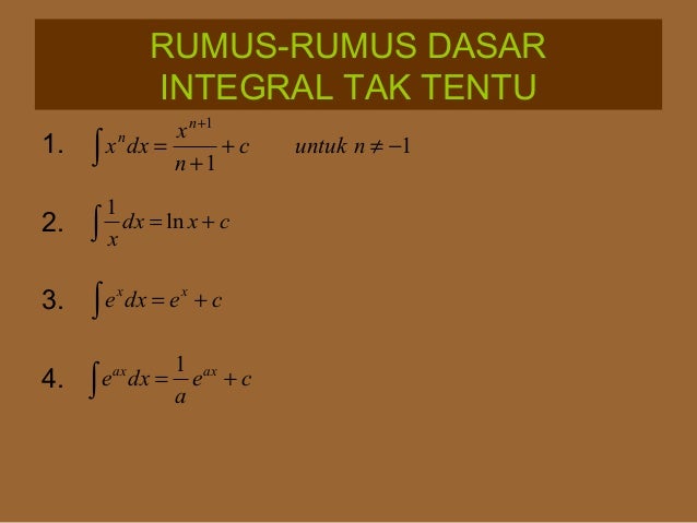 01 Integral Tak Tentu