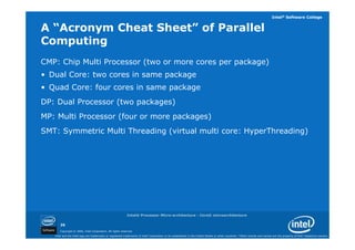 01 intel processor architecture core | PDF