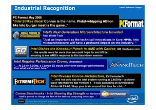 01 intel processor architecture core | PDF