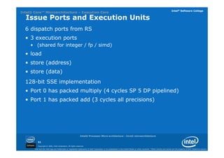 01 intel processor architecture core | PDF