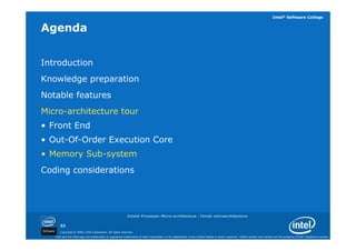 01 intel processor architecture core | PDF