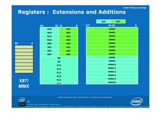 01 intel processor architecture core | PDF
