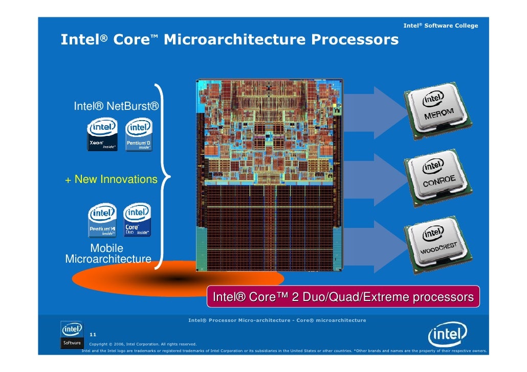 01 intel processor architecture core