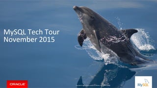 Copyright	
  ©	
  2015	
  Oracle	
  and/or	
  its	
  aﬃliates.	
  All	
  rights	
  reserved.	
  	
  |	
  
MySQL	
  Tech	
  Tour	
  
November	
  2015	
  
Copyright	
  ©	
  2015,	
  Oracle	
  and/or	
  its	
  aﬃliates.	
  All	
  rights	
  reserved.	
  	
  	
  
 