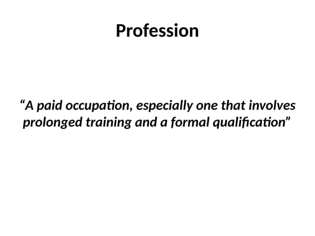 Introduction To Computing Profession Pptx