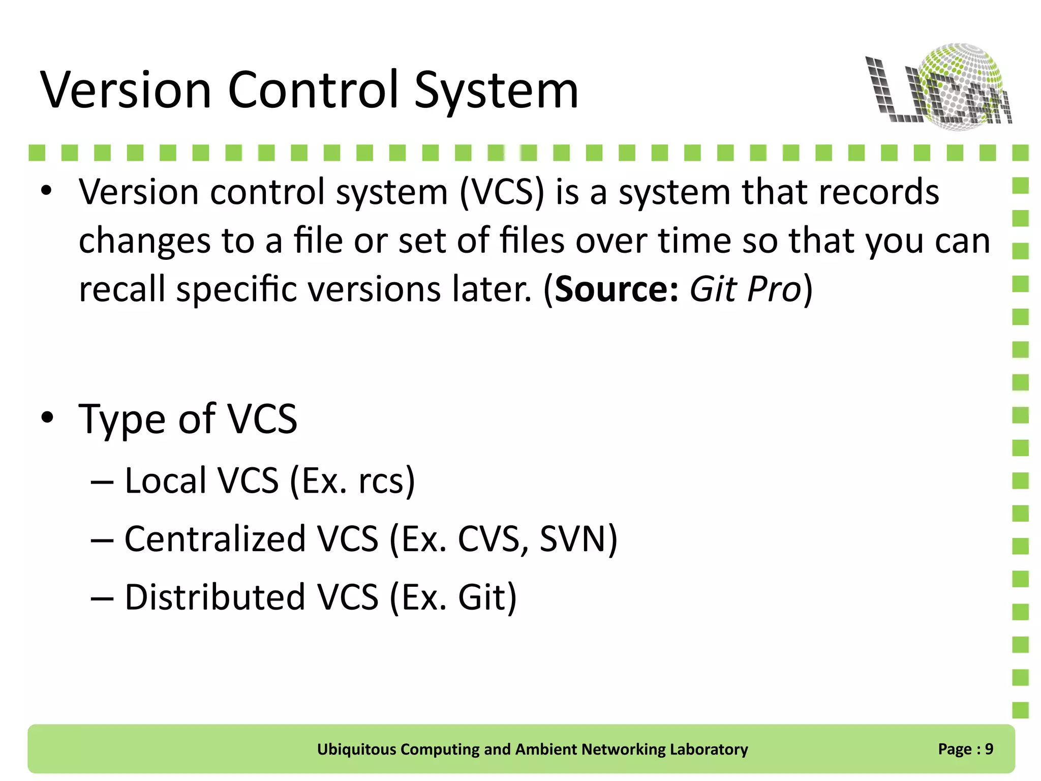 Introduction to Version Control | PDF