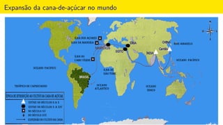 Expansão da cana-de-açúcar no mundo
 