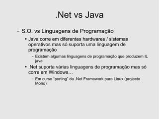 Desenvolvimento em .Net - Introducao A Framework