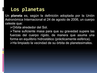 El Sistema Solar: introducción