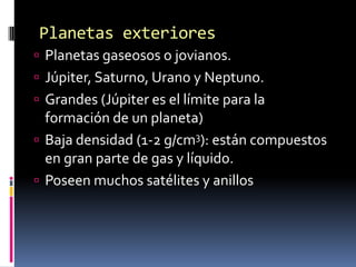 El Sistema Solar: introducción