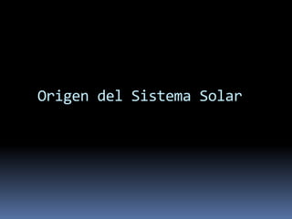 El Sistema Solar: introducción