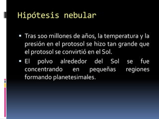 El Sistema Solar: introducción