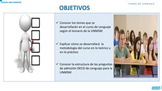 clase 1: introducción al lenguaje — documentación... 01 Introduccion al curso de lenguaje.pdf