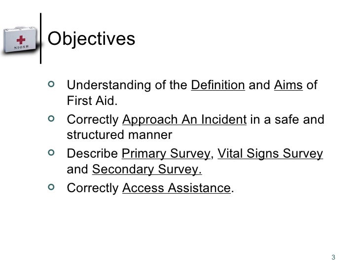 Introduction to First Aid