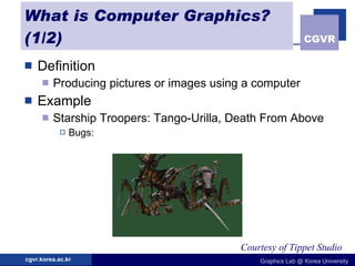 Introduction to Computer Graphics(1) | PPT