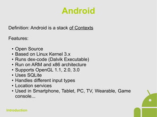 Android App Development - 01 Introduction | ODP | Operating Systems ...