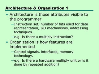 Computer Organization and Architecture - 01_Introduction.ppt