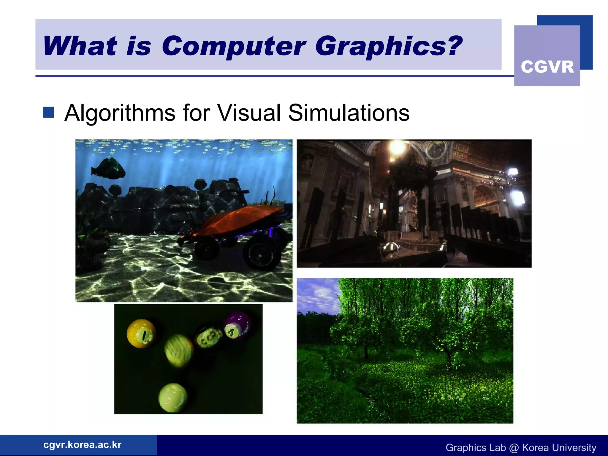 Introduction to Computer Graphics(2) | PPT | 3-D Graphics | Computer ...