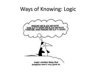 Ways of Knowing: Logic
 