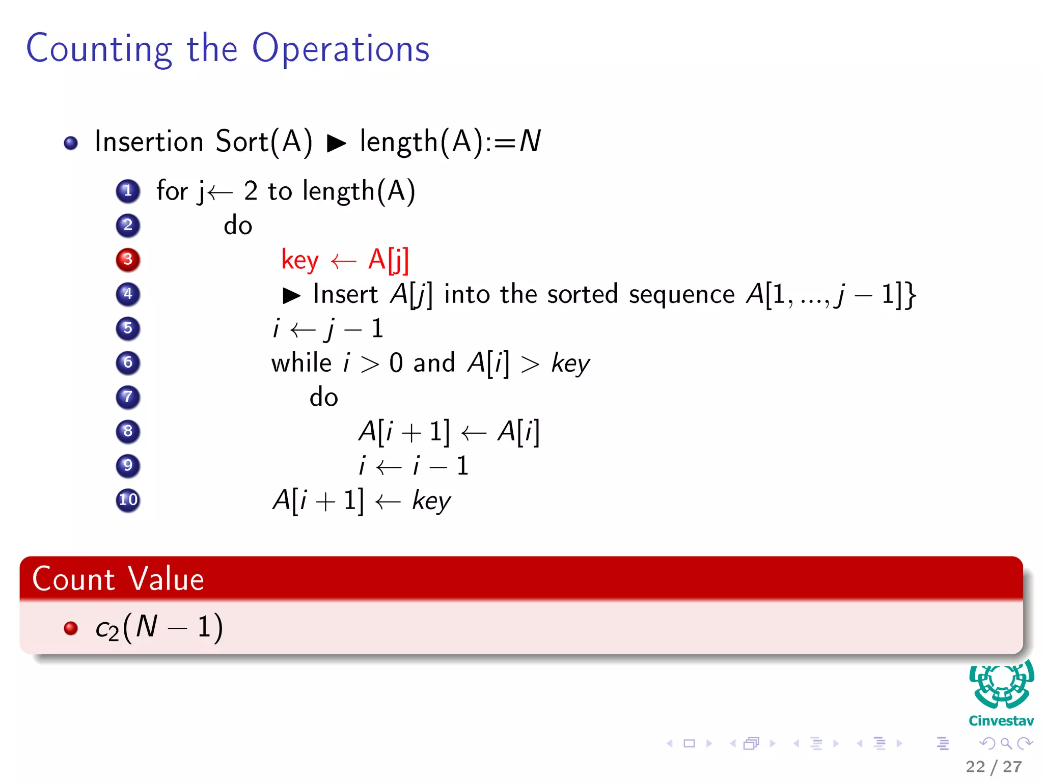 Now, what we are going to look at!!!
First
Some stuﬀ about notation!!!
Second
What abstraction of a Computer to use?
Third
A ﬁrst approach to analyzing algorithms!!!
20 / 36
 