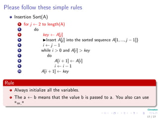 What will you learn in this class?
1 Growth Functions
2 Solving
Recursions
3 Probabilistic
Analysis
4 Sorting
5 Median and
Order Statistics
6 Review of Basic
Data Structures
7 Advanced Data
Structures
8 Advanced
Techniques
Finding Order
Minimum and Maximum.
Selection.
Worst Case Selection.
18 / 36
 