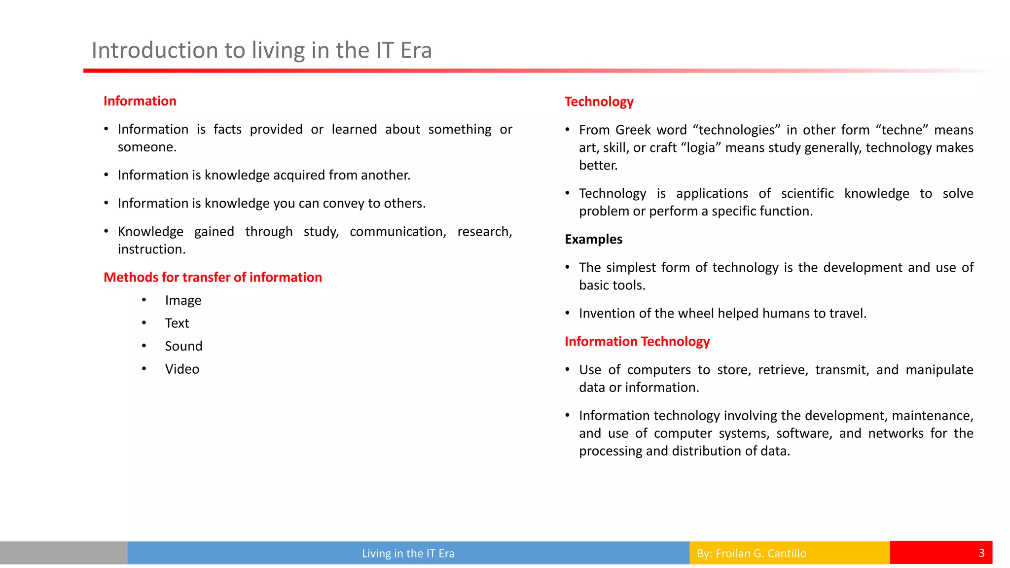 01_Introduction to living in the it era | PPTX