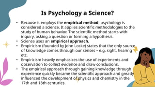 01 Introduction to Psychology presentation | PPTX