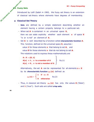 Introduction to Soft Computing (intro to the building blocks of SC) | PDF