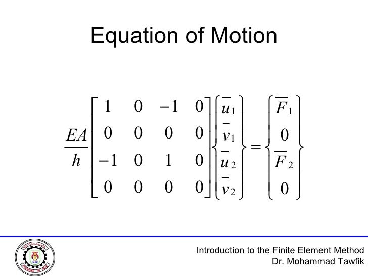 An introduction to the finite element method