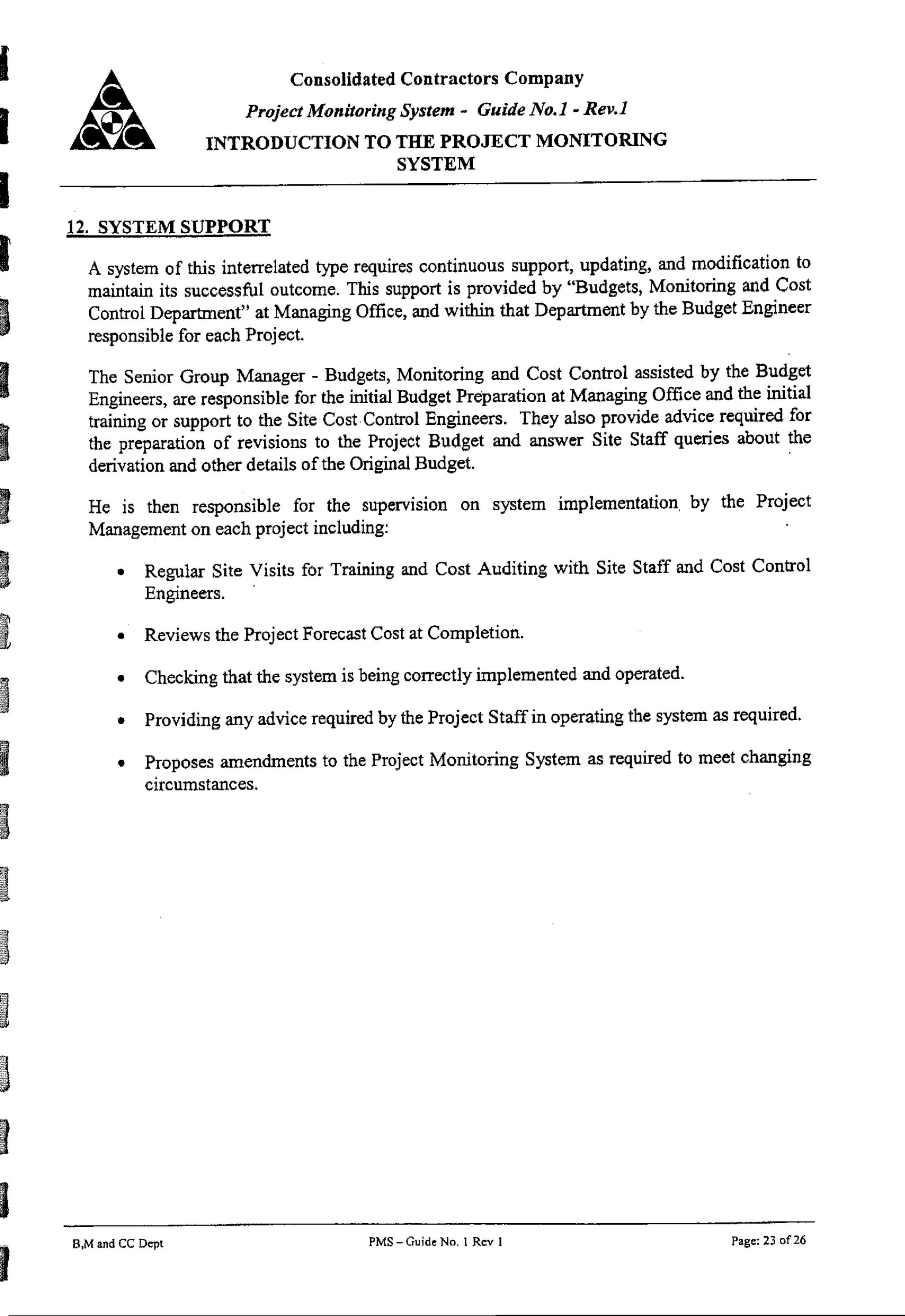 01 introduction to the project monitoring system